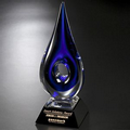 Blue Teardrop Award 14"